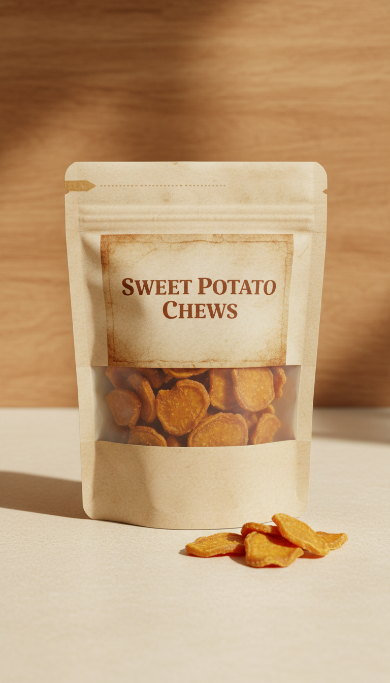 Sweet Potato Chews Resealable Bag